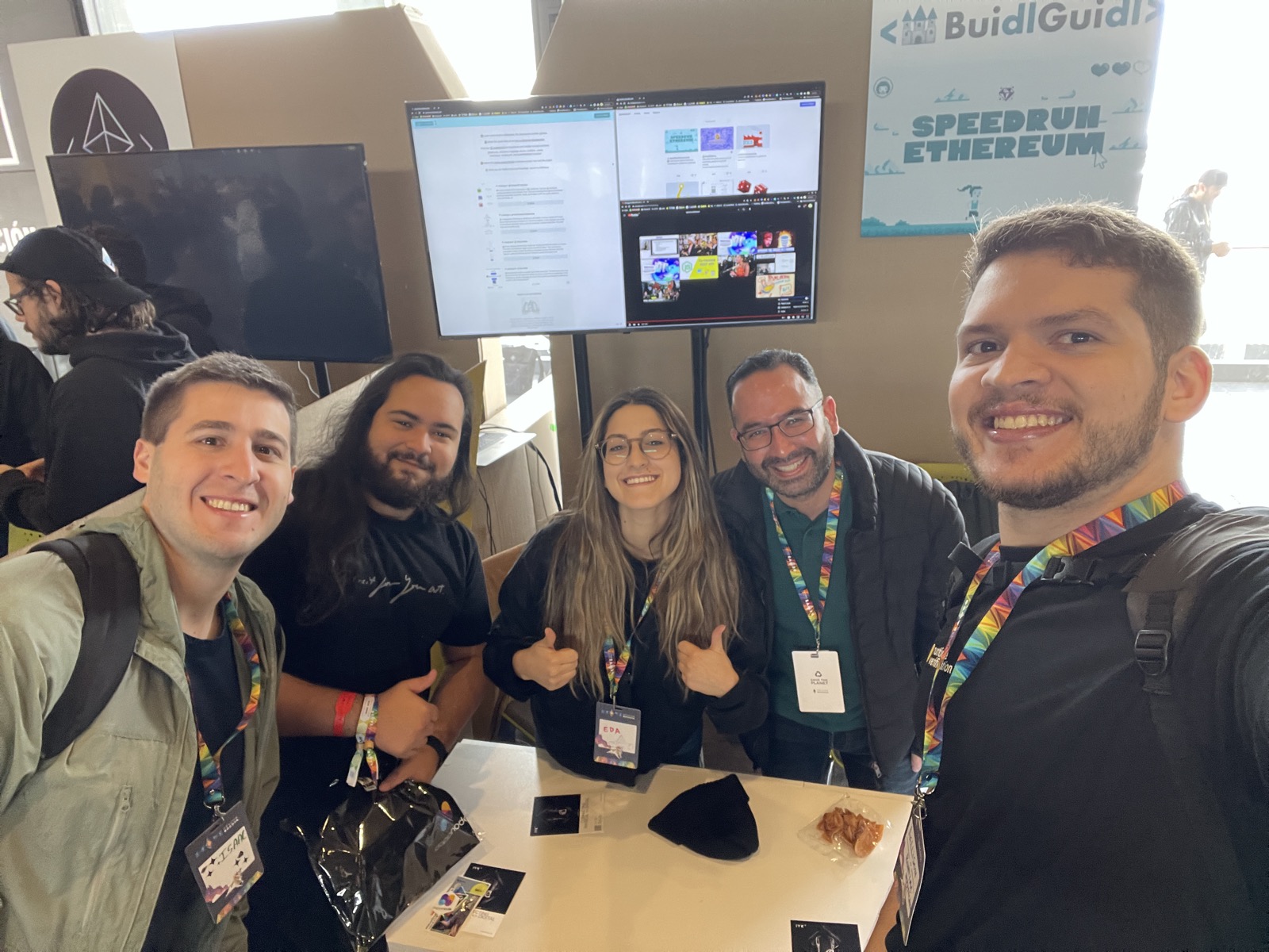 With the team at Devcon Bogotá